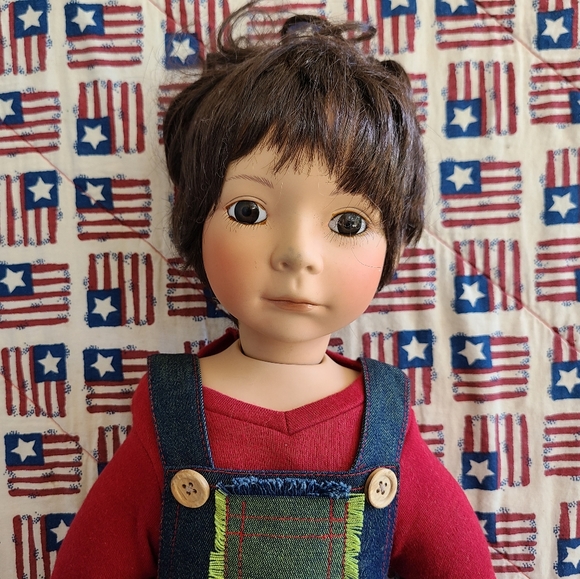 Duck House Heirloom porcelain doll - Picture 1 of 3